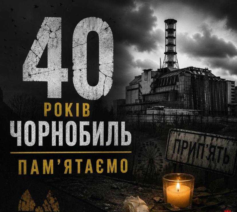 40-і роковини трагедії Чорнобиля.