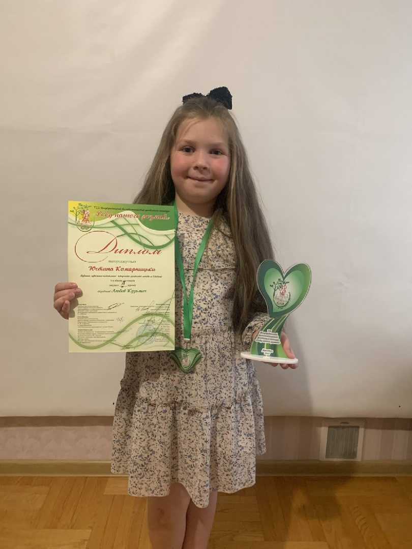 Вітаємо Юрчук Ірину(Лауреат 1 премії)  та Юстину Комарницьку ( Лауреат 2 премії)  — переможців VII Всеукраїнського фестивалю-конкурсу 